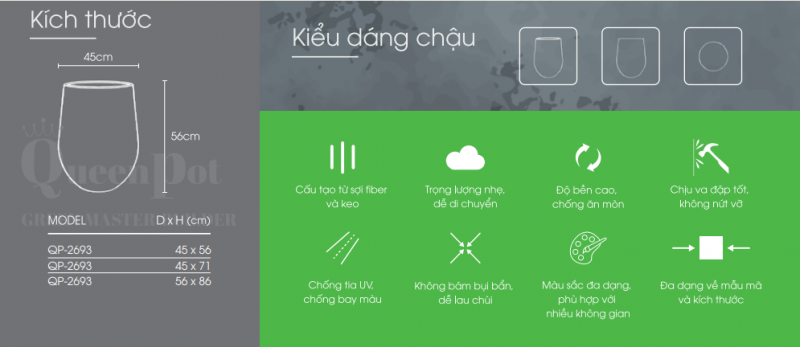 Kích thuoc chau composite